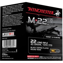 Munitions 22lr M22 Winchester lot de 400