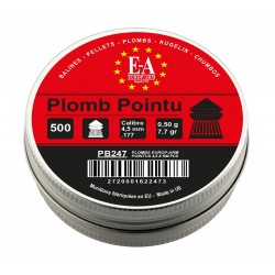 Boite de 500 plombs Europarm pointus