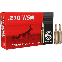 Munitions Geco boite de 20 calibre 270WSM T Mantel
