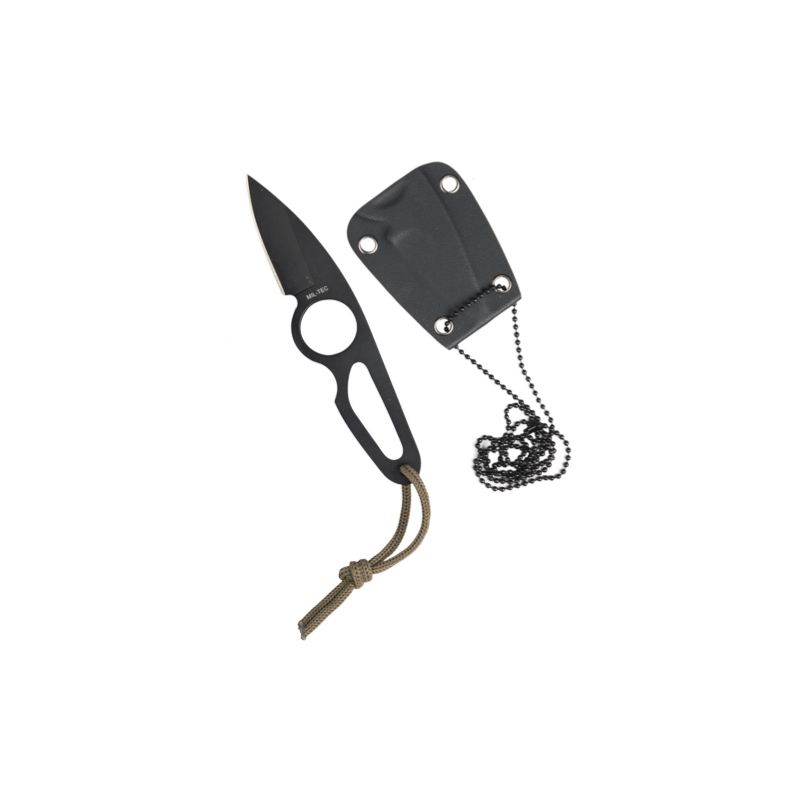 Couteau de cou 16cm avec chaine Couteau de cou 16cm avec chaine