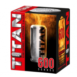 Munitions 9mm PAK TITAN x600