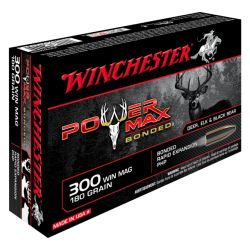 300WM 180gr Power Max bonded Winchester x20
