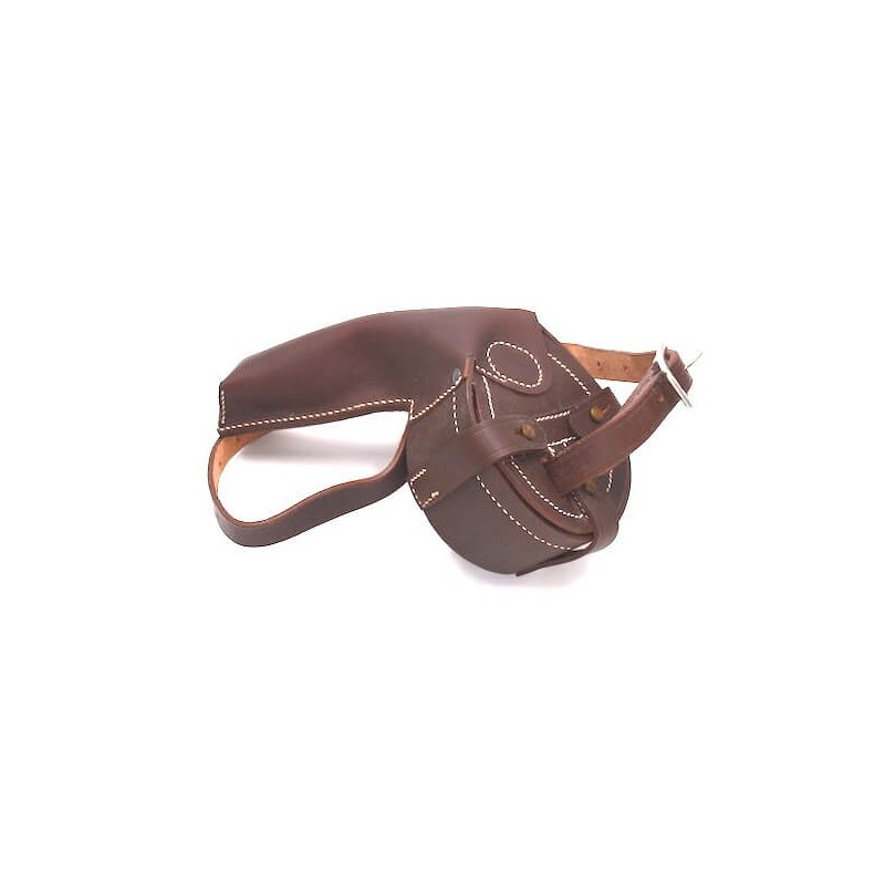 Porte chargeur rond Luger P08 marron