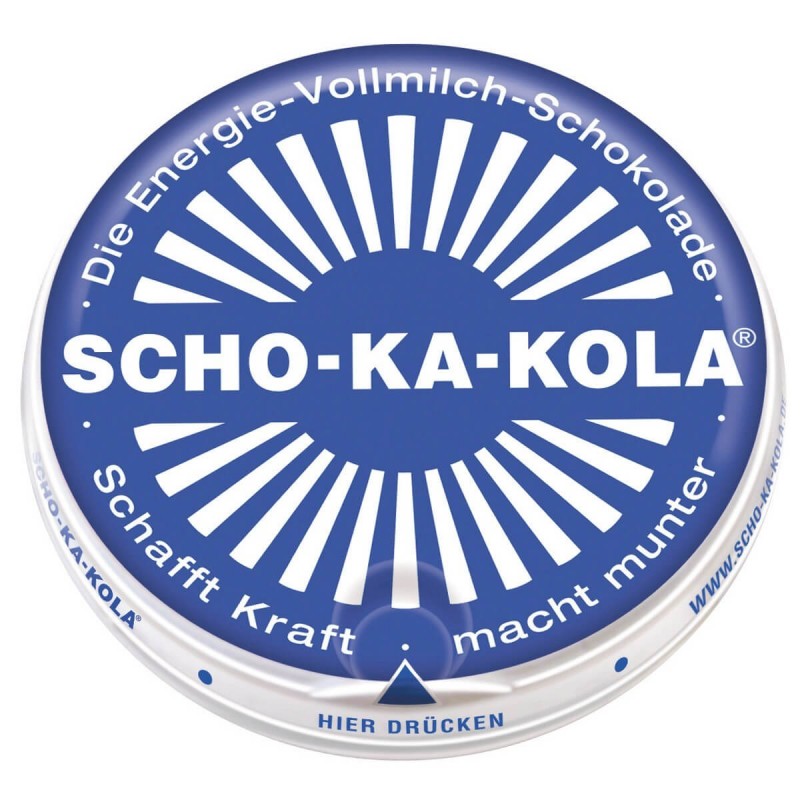 Scho-Ka-Kola bleu au lait 100g