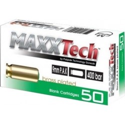 Munitions 9mm PAK Maxxtech x50