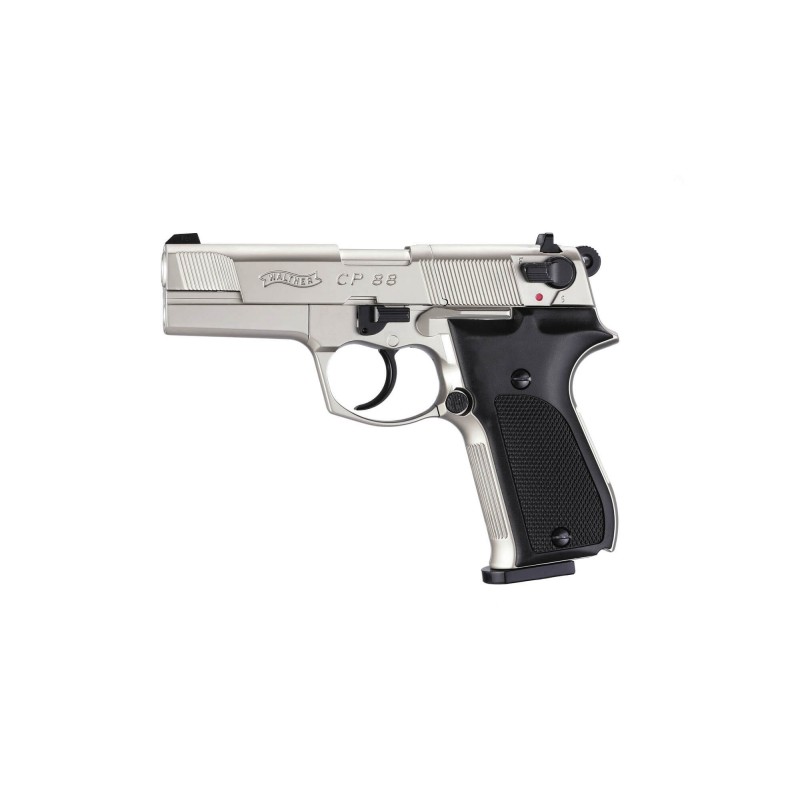 Pistolet Walther Cp88 3.5'' Nickel  Walther Co2 Cal 4.5Mm