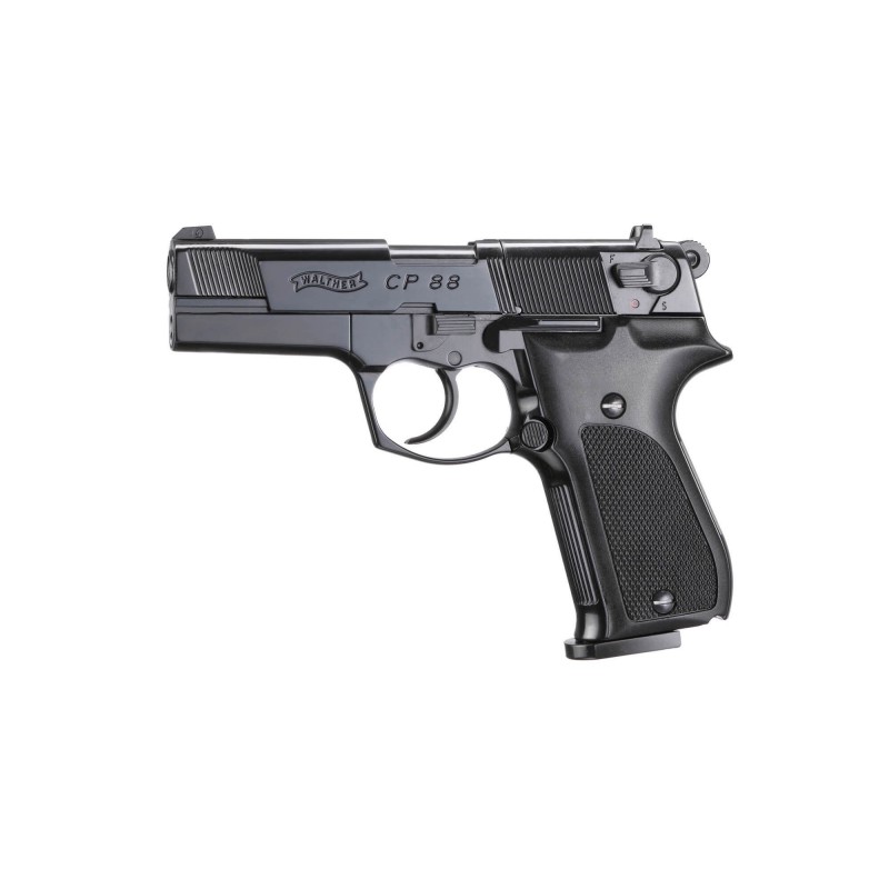 Pistolet Walther Cp88 3.5'' Noir  Walther Co2 Cal 4.5Mm