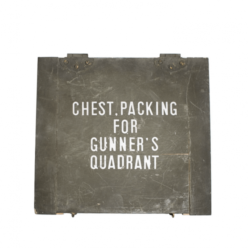 Boite chest packing for gunner's quadrant US WW2