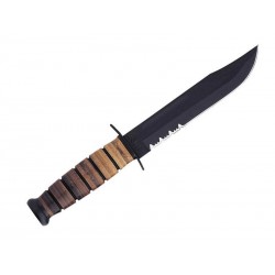 POIGNARD KA-BAR U.S.M.C. SEMI-DENTEE