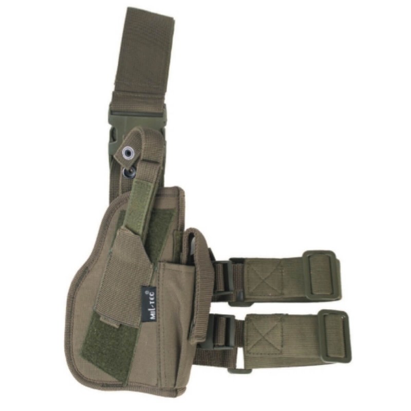 Holster cuisse droitier vert