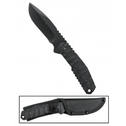 Couteau 440/G10 Avec Gaine Noir