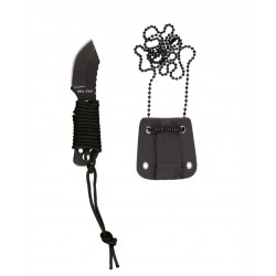 Couteau Neck Knife Paracord Avec Chaine 9 Cm