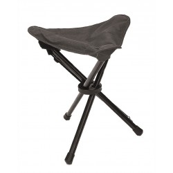 Tabouret Pliant Trois Pieds Noir