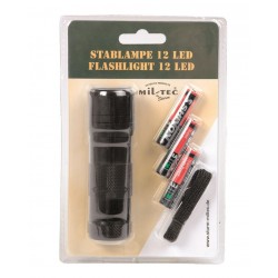 Lampe Torche 12 Led (3Aaa) Noire