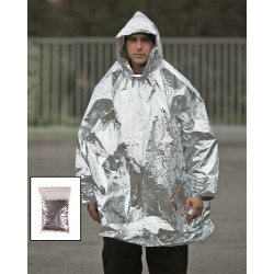 Survival Poncho Argent