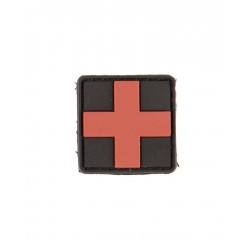 Patch 3D First Aid Pvc Avec Scratch Petit Noir