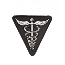 Patch 3D Medical Pvc Avec Scratch Noir