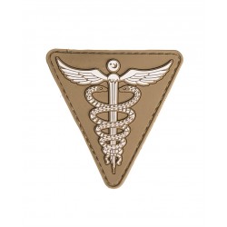 Patch 3D Medical Pvc Avec Scratch Dark Coyote
