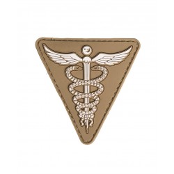 Patch 3D Medical Pvc Avec Scratch Dark Coyote