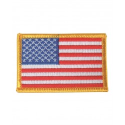 Insigne Tissu Nation. Us Multicol.Gauche