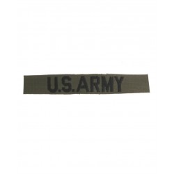 Mot Écrit Textile Us 'Us Army' Vert