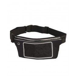 Waist Pouch Clear Lycra® Noir